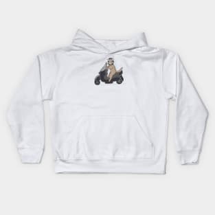 Biker cat Kids Hoodie